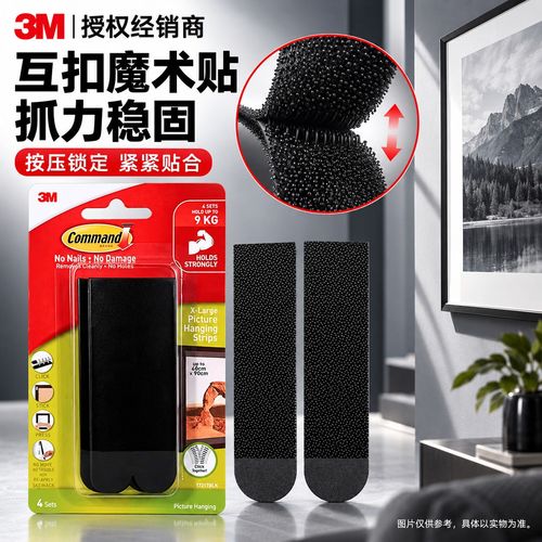 高曼魔力扣挂画神器 无痕免钉，轻松打造照片墙——兔钉信息技术助力家居装饰新体验